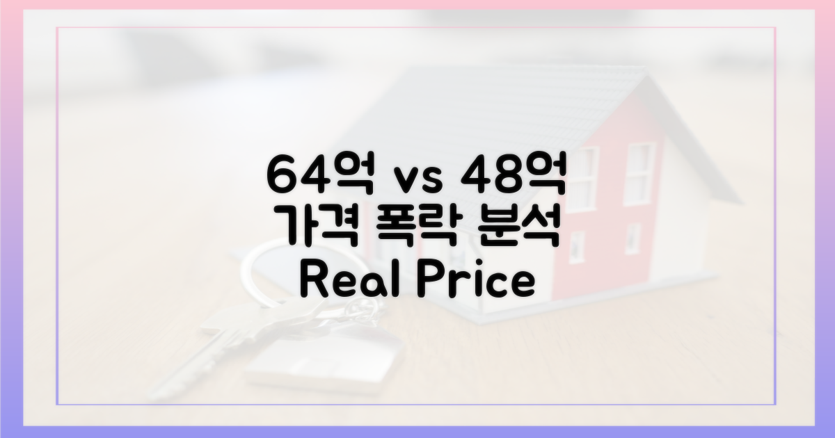 64억 vs 48억, 가격 하락 분석