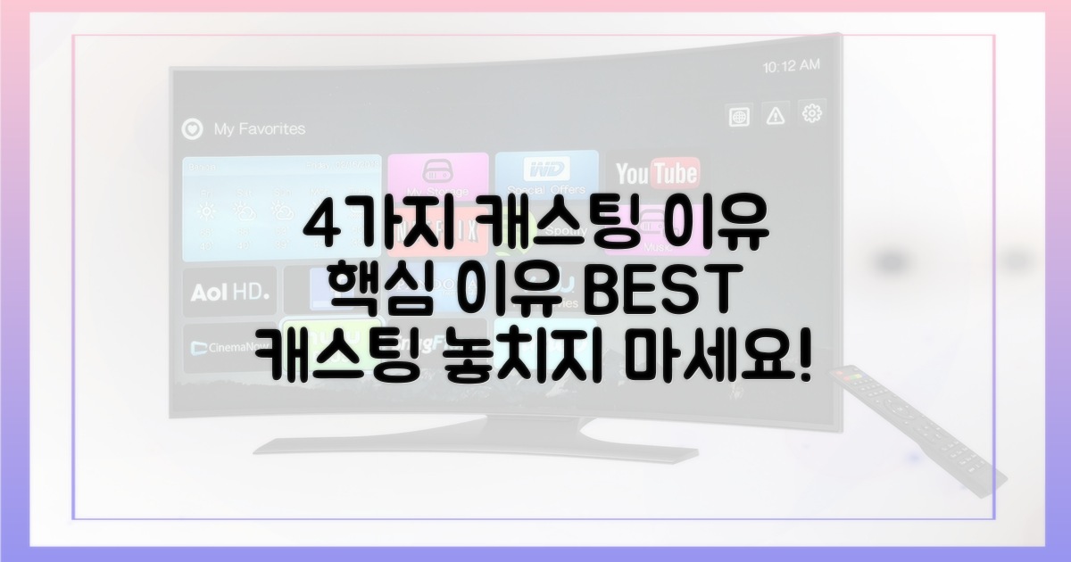 4가지 캐스팅 이유