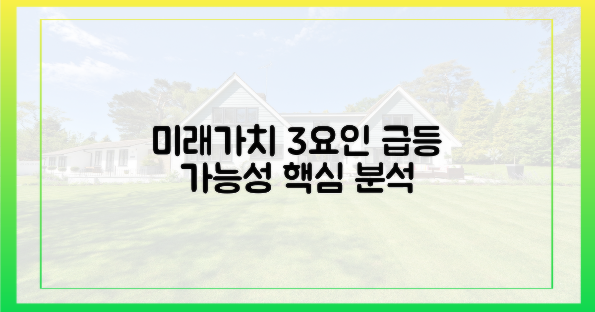 3가지 미래 가치 상승 요인