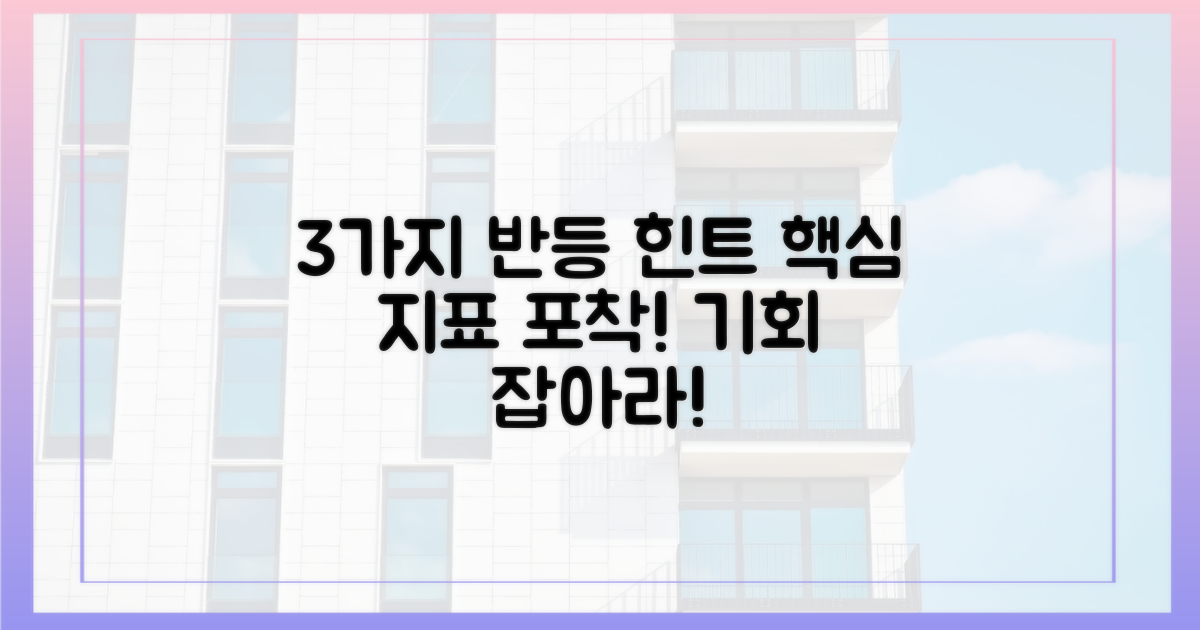 3가지 핵심 지표로 본 반등 조짐