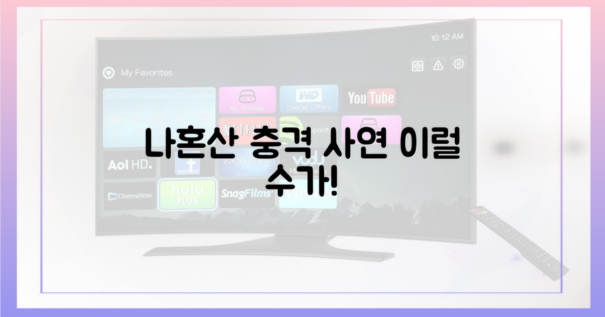 나혼산, 이 사연 왜 나왔나?