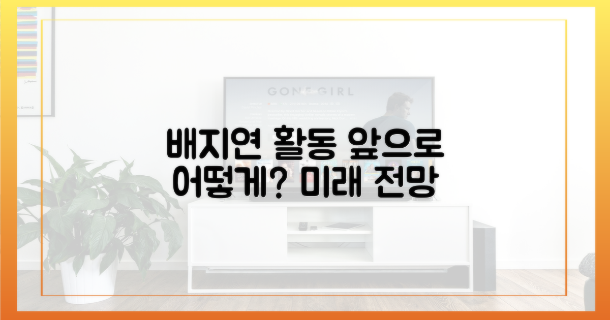 배지연의 활동, 이제 어떻게?