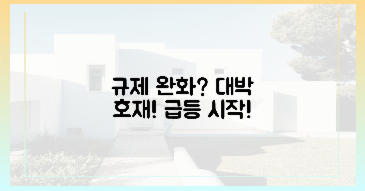 규제 완화, 호재 될까?