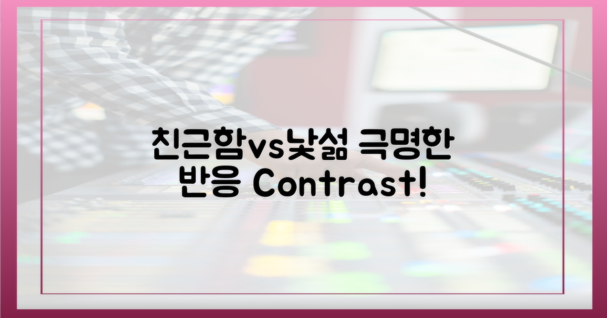 친근함 vs 낯섦, 반응 극명