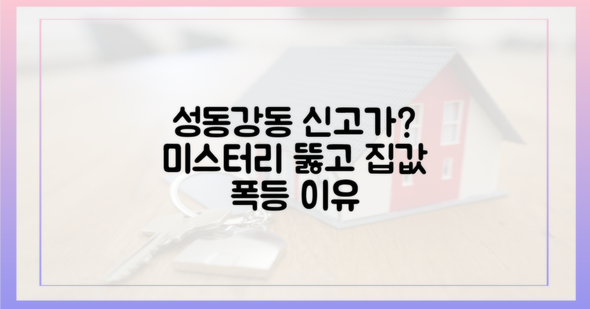 성동·강동, 왜 신고가를 찍나?