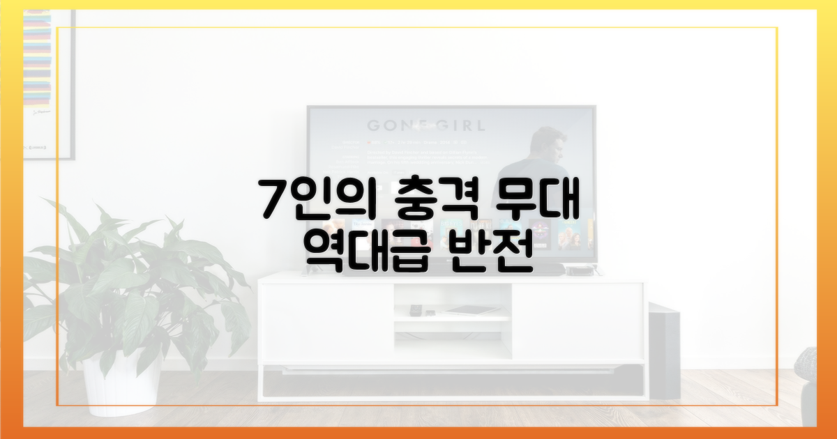 7인의 충격적 무대