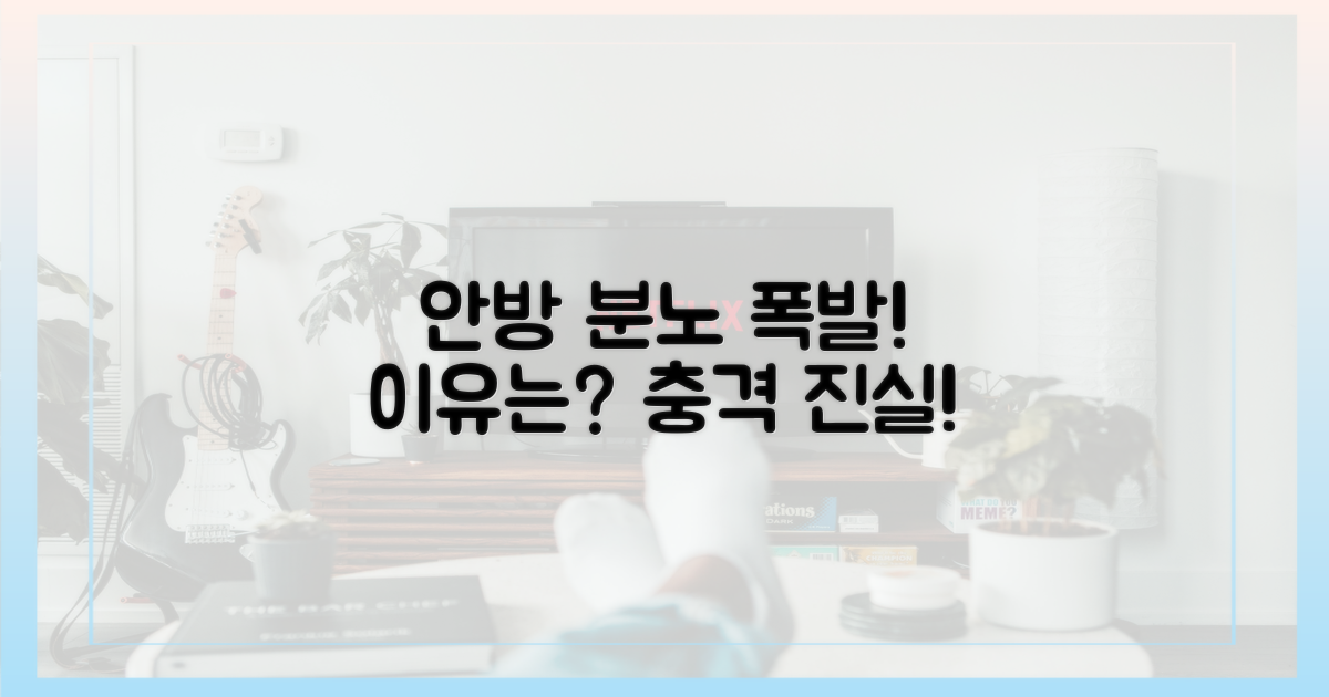 안방극장 분노, 그 이유는?