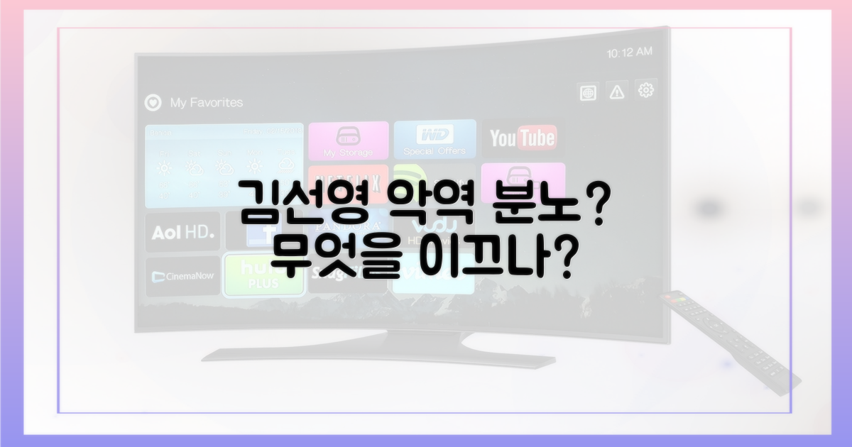김선영 악역, 분노 이끄나?