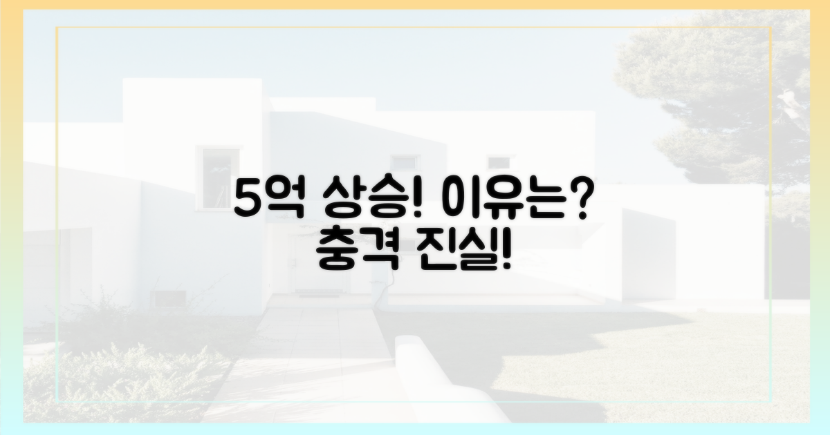 5억 상승, 숨은 이유