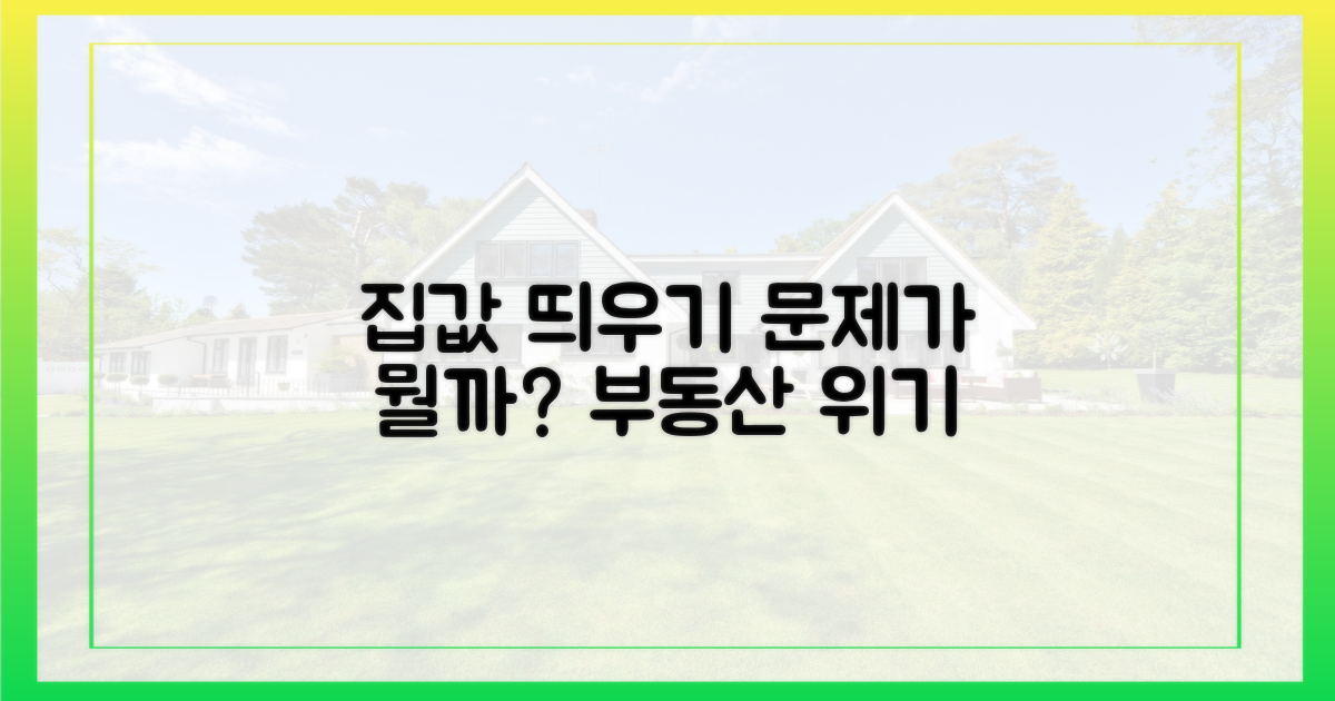 집값 띄우기, 무엇이 문제일까?