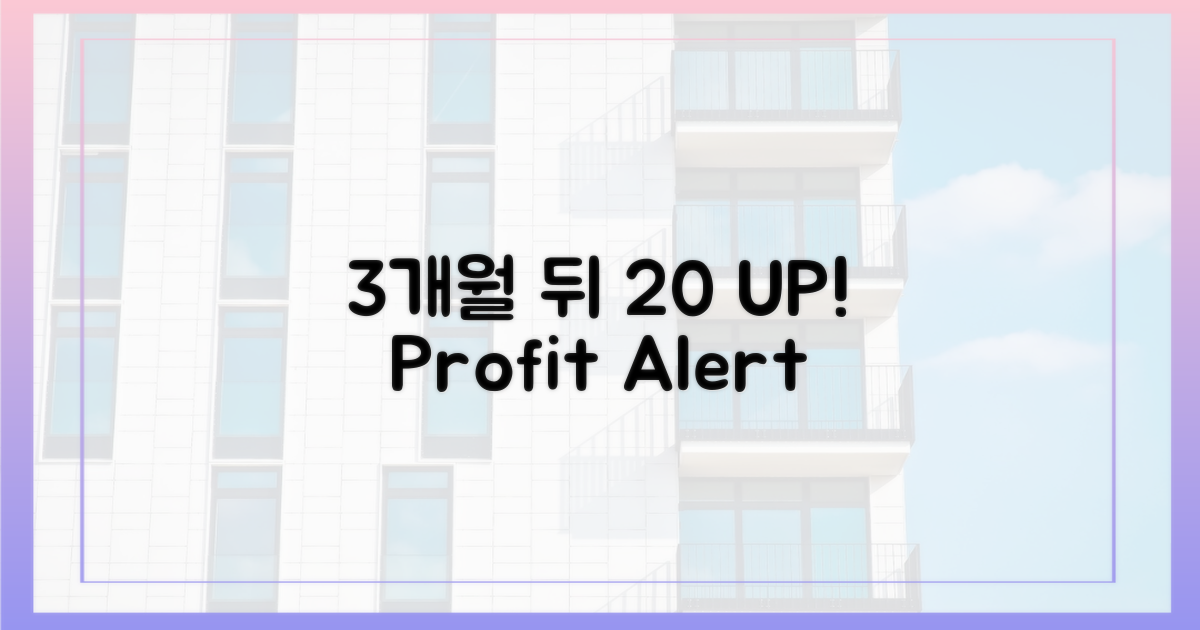 3개월 후, 20% 추가 상승 예상