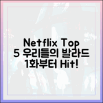 우리들의 발라드' 넷플릭스 TOP5, 1화부터 터졌다!