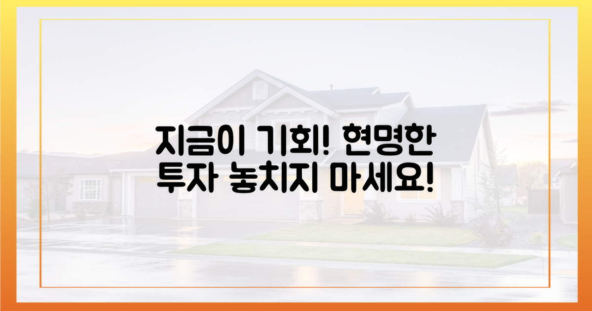 현명한 투자, 지금이 기회