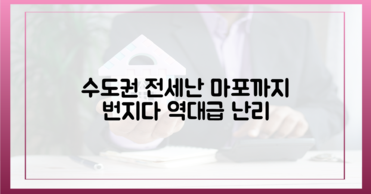 마포 넘어 '수도권' 전세난