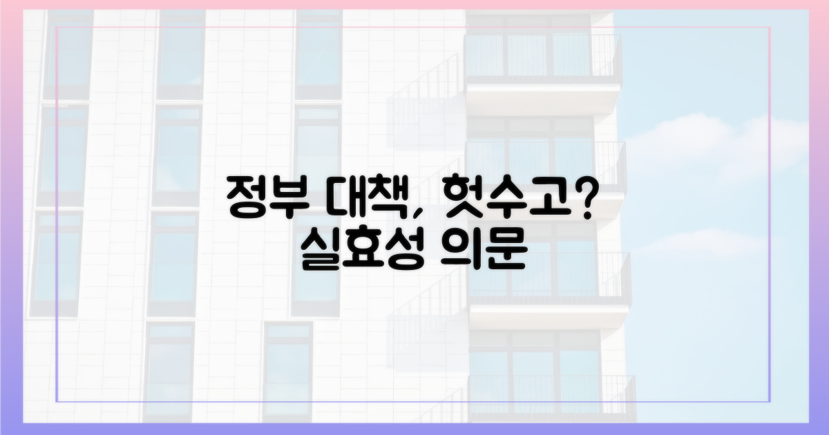 정부 대책 실효성 도마 위