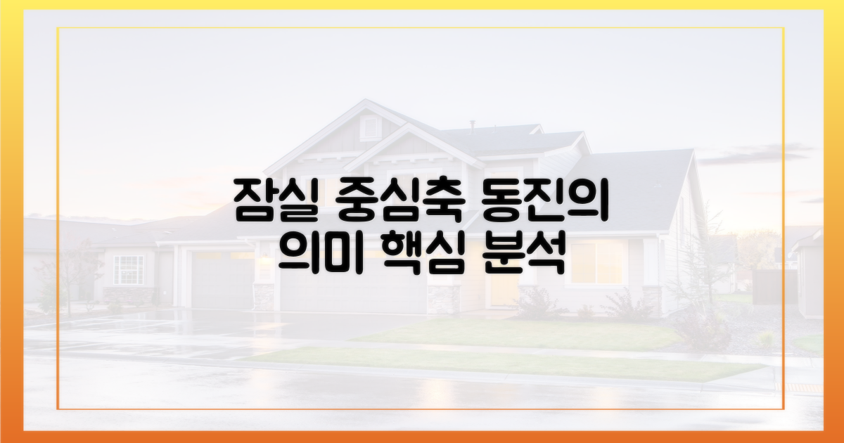 잠실 중심축, 동진의 의미