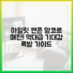 아일릿 팬콘 앙코르 매진! 최고 기대감 완벽 가이드
