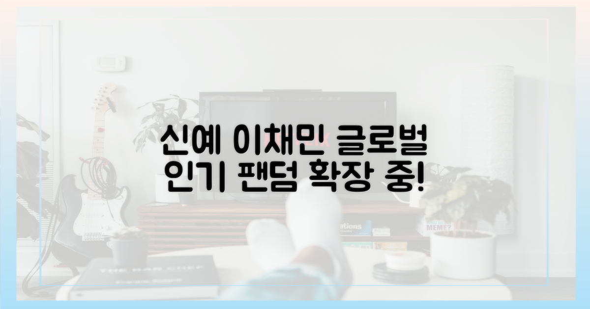신예 이채민, 글로벌 팬덤 구축
