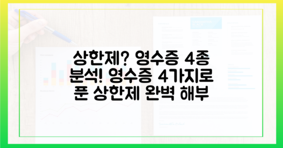 영수증 4종류로 보는 상한제