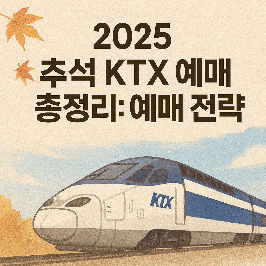추석 ktx
