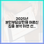 2025년 본인부담상한제, 어르신들에게 특히 중요한 이유
