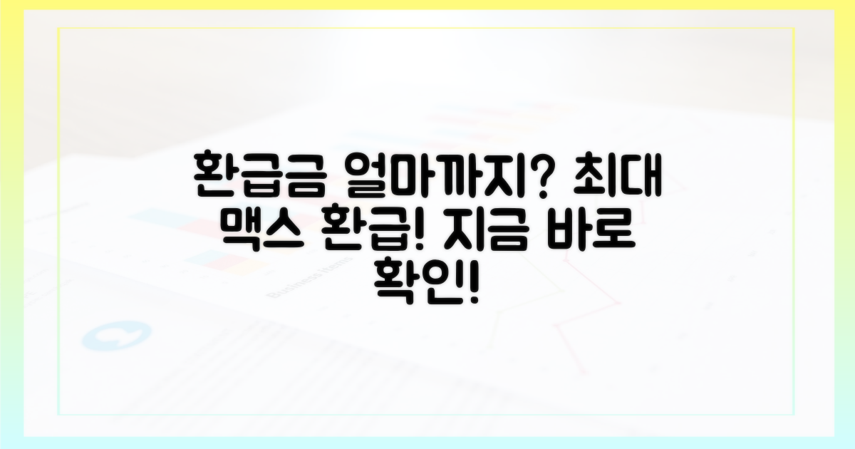 나의 환급금, 얼마까지 가능할까?