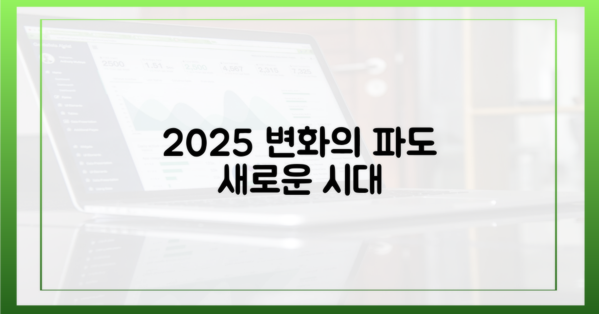 2025년 달라진 풍경