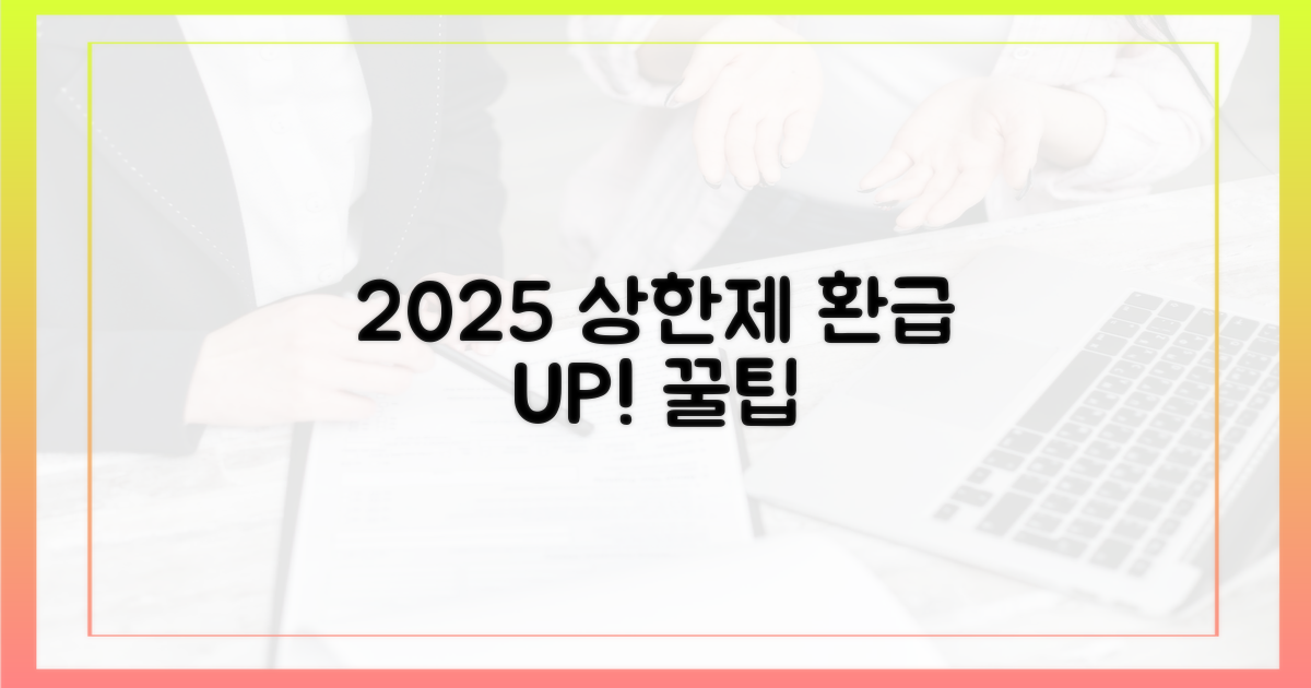 2025년 상한제 환급 팁
