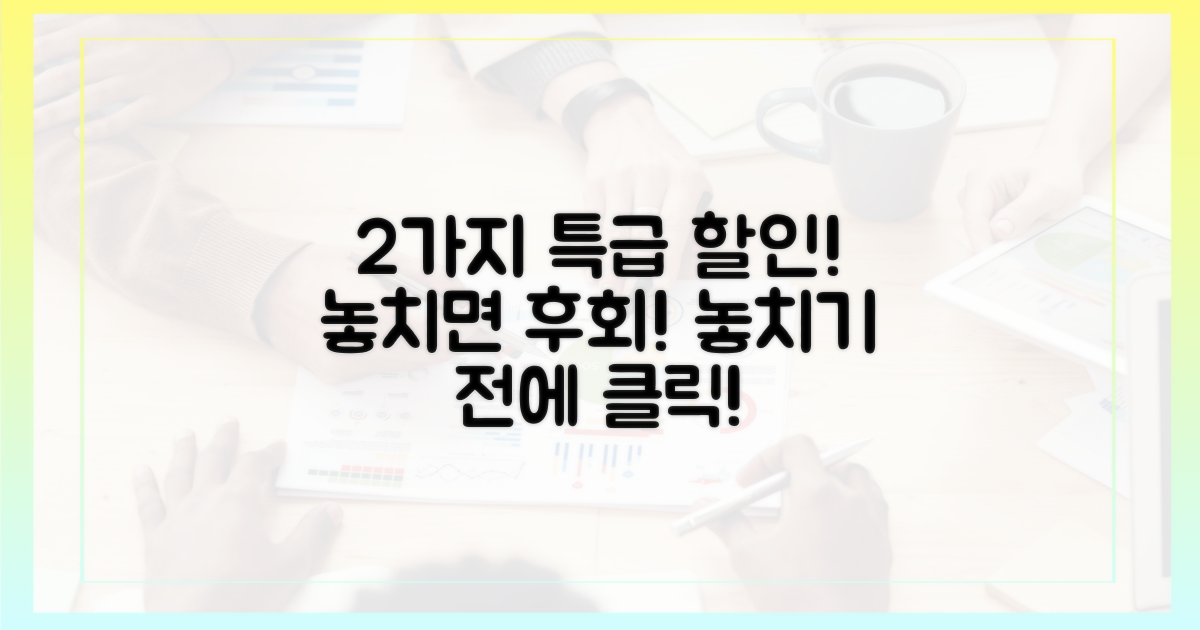 2가지 할인 정보