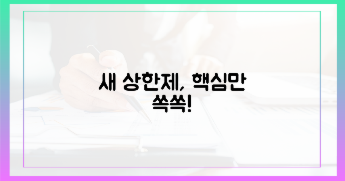 새롭게 달라질 상한제 핵심