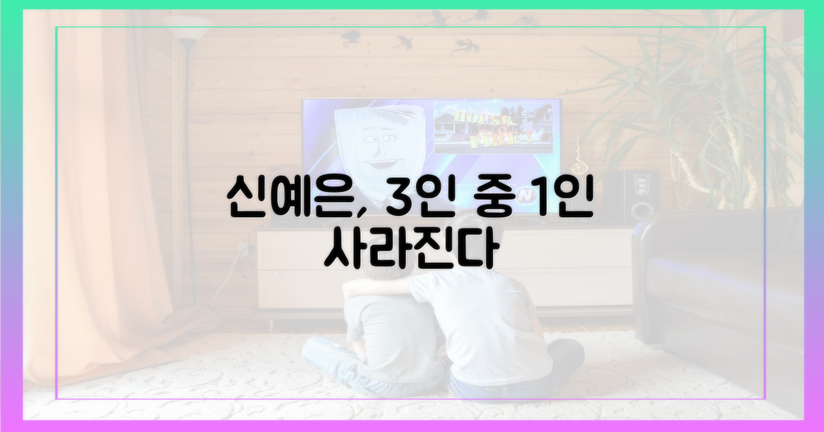 넋 놓은 신예은, 3인 중 1인 사라진다