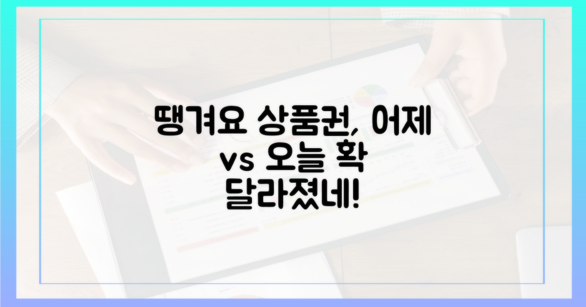 땡겨요 상품권, 옛날과 지금 비교