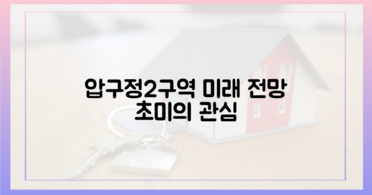 압구정2구역, 미래는?