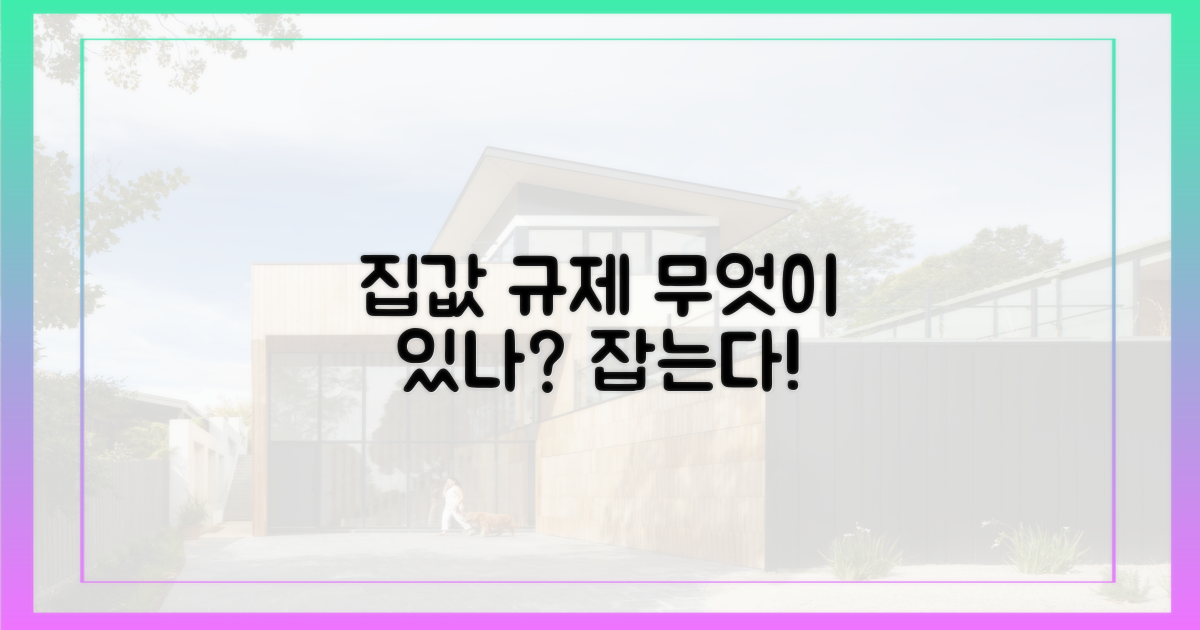집값 잡을 규제, 뭐가 있나?