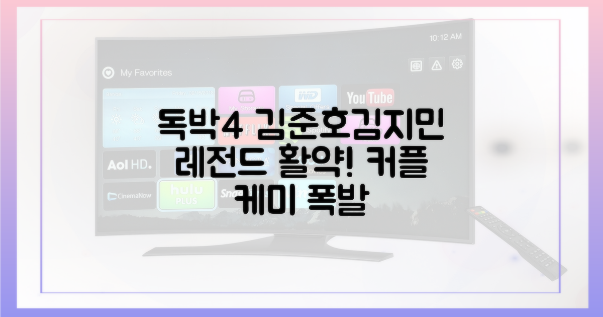 독박4' 속 김준호♥김지민 활약