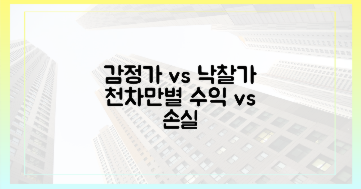 감정가 vs 낙찰가 격차