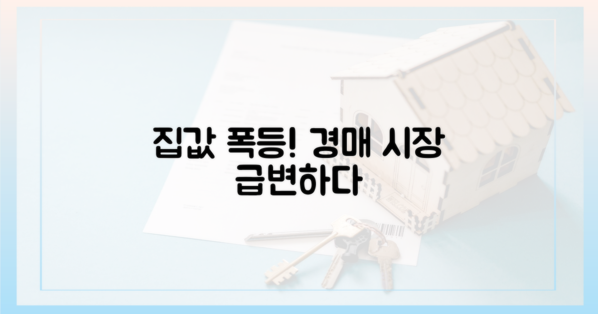 집값 폭등, 경매시장 변화