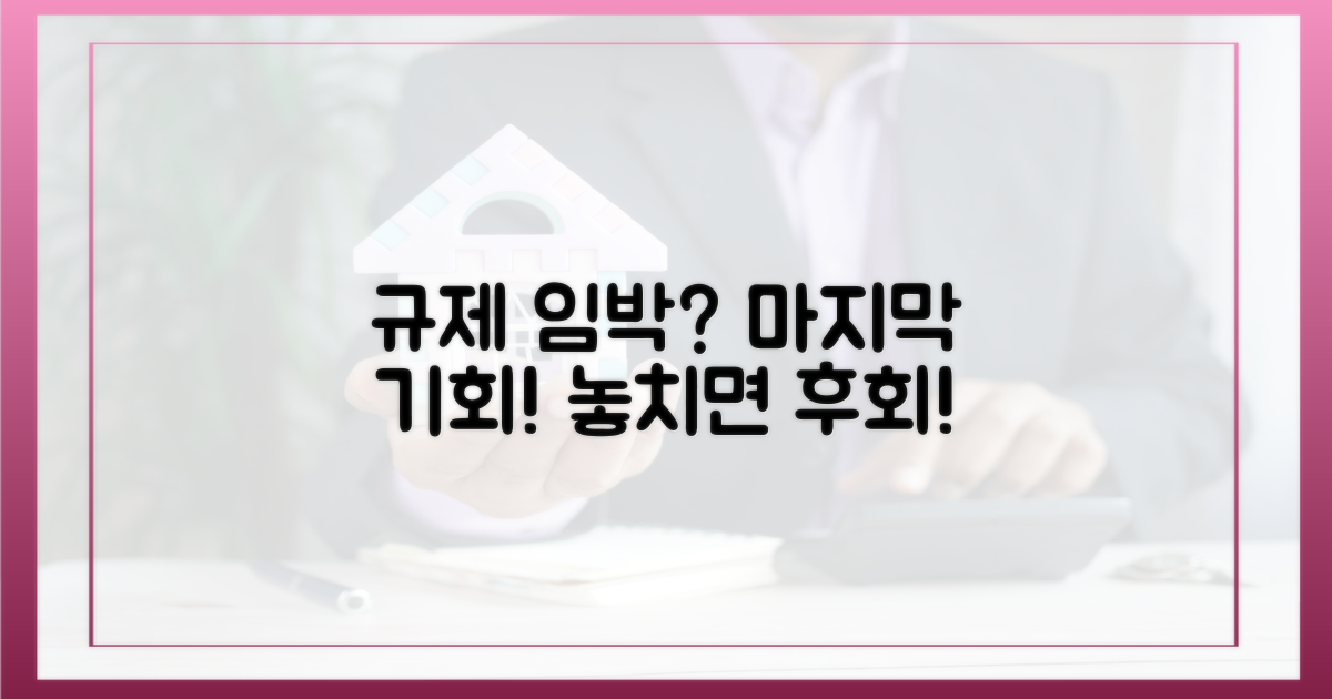 규제 전 마지막 기회인가?