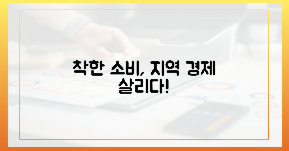 지역 경제 활성화, '착한 소비' 효과