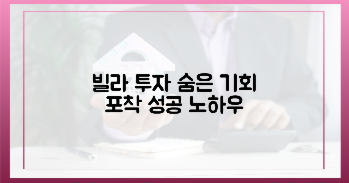 숨은 기회, 빌라 투자 노하우