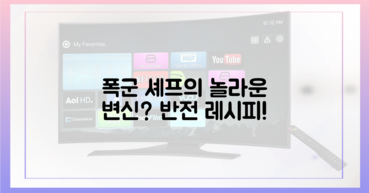 폭군 셰프'의 어떤 기적?