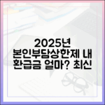 2025년 달라지는 본인부담상한제 기준! 당신의 환급액은 얼마일까?