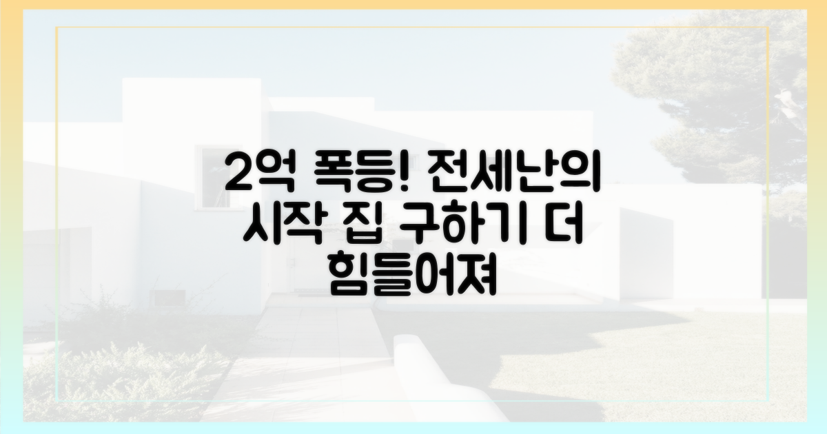 ‘2억 추가’ 전세난의 시작