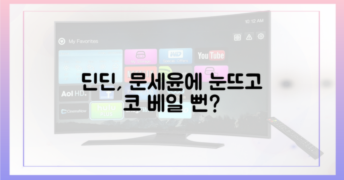 딘딘, 문세윤에 눈 뜨고 코 베일 뻔?
