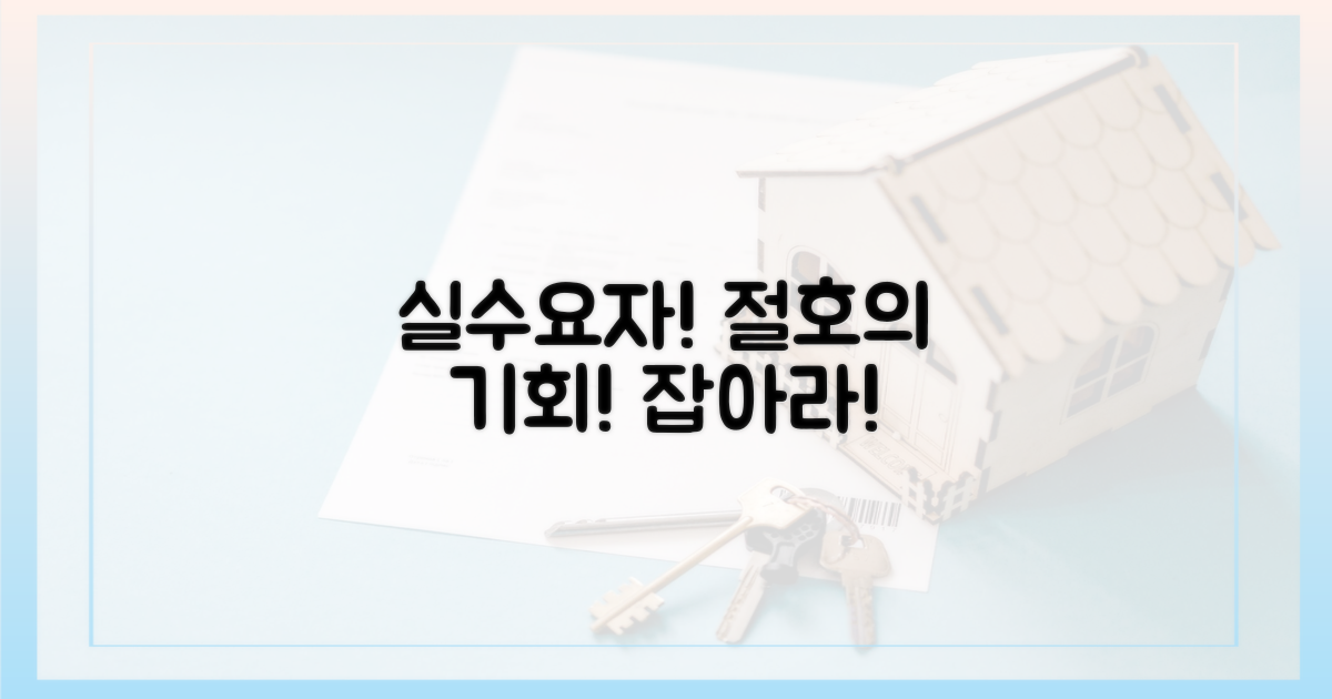 실수요자, 기회를 잡으세요!