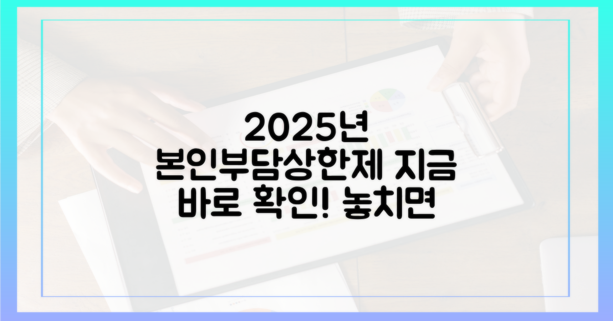 2025년 본인부담상한제, 지금 확인하세요!