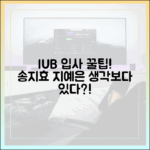 런닝맨 지예은, 송지효 IUB 입사 희망 "생각보다 있다" 완벽 가이드