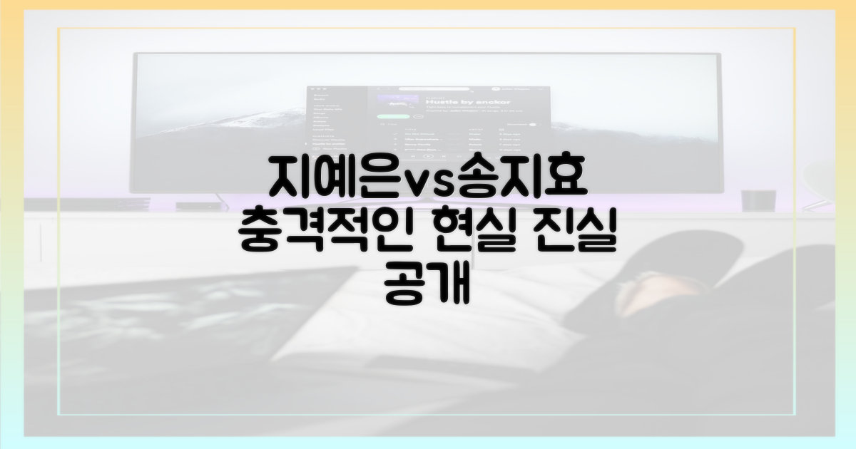 지예은의 현실, 송지효의 현실