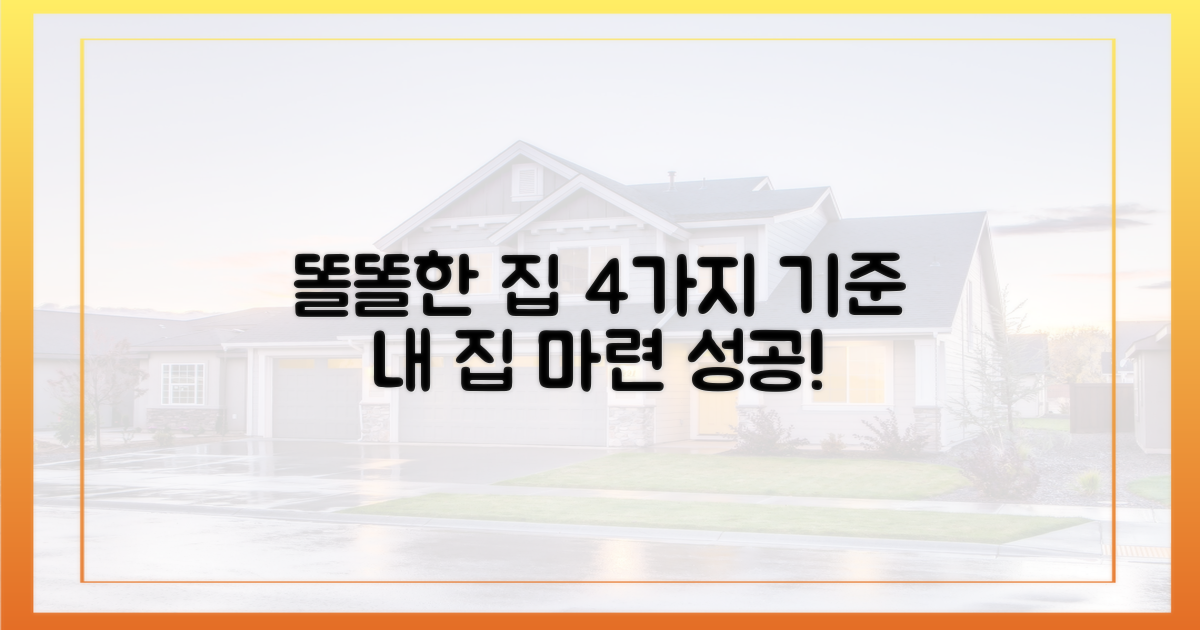 4가지 기준, '똘똘한 집' 고르기