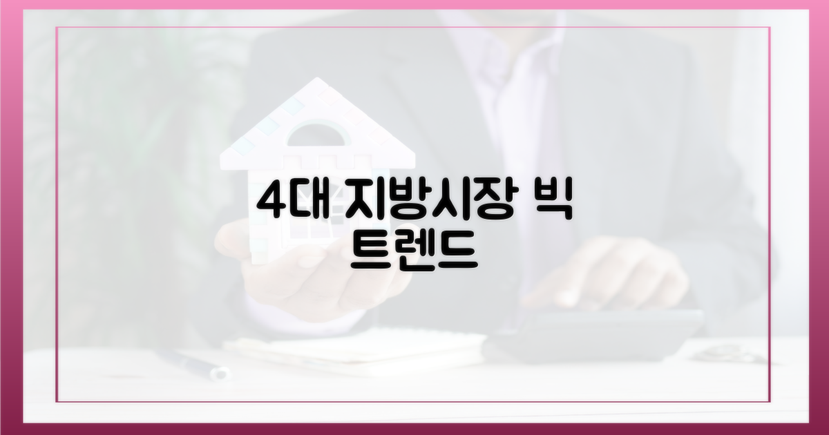 4대 지방 시장 동향